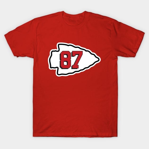 Kelce Arrowhead T-Shirt by jknaub